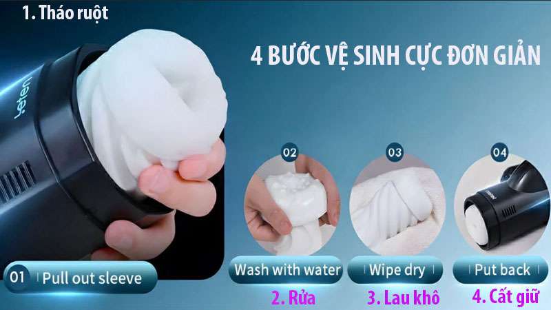 Vệ sinh cốc thủ dâm đa chức năng leten bermuda